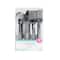 6 Packs: 120 ct. (720 total) Silver Hammered Plastic Cutlery Set by Celebrate It™